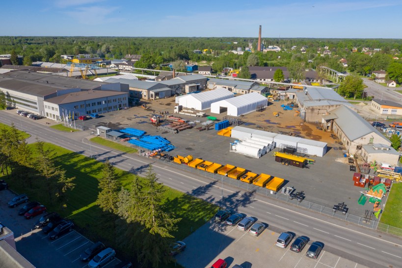 PMT factory aerial view